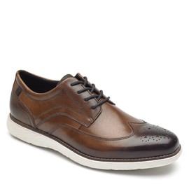 Rockport Men's Garett Wingtip Oxford, Cognac, 15