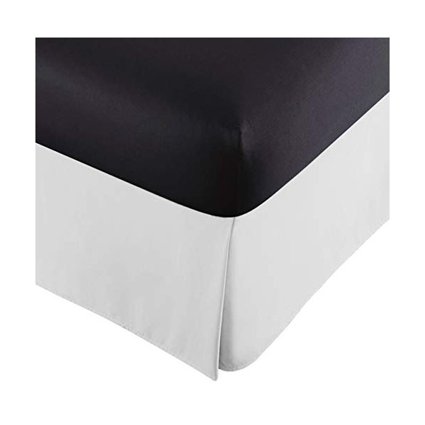 Lux Decor Collection Bed Skirt - Pleated Dust Ruffle BedSkirt