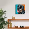 Epic Graffiti 'Rottweiler' by Carolee Vitaletti Canvas Wall Art, 12"