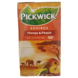 Pickwick Tee Rooibos Tee with Mango & Peach, 20 Tea Bags