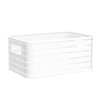 Rotho Country set of 3 storage boxes, plastic (PP), white,