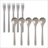 Sori Yanagi 121517010011 #1250 Stainless Steel Teaspoon & Princess Fork