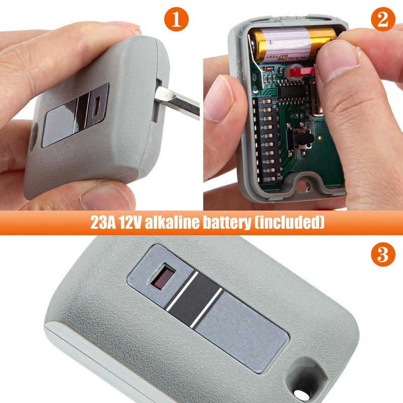 LAWOHO MCS307010 300MHz 10 Dip Switches 1-Channel Mini Key Ring