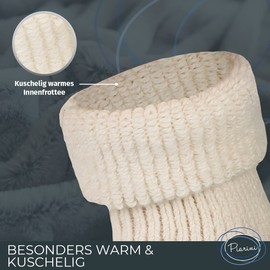 Piarini ABS Stopper Socks – Wool Socks – Winter Socks – Norwegian Socks with Terry Cloth – Women Men – Various Colours – 1 Pair. -