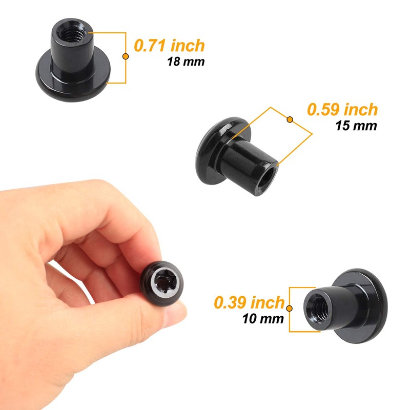 NDRUSH Door Hinge Nuts Anti-Rust Hinge Lock Compatible with Jeep