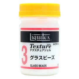 LIKITEX Acrylic Paint, Liquitex Texture Gel Glass Beads, No.3, 1.7 fl oz (50 ml)