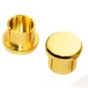 Shusmda 8Pcs Gold Plated Protection Cap Plug Short-Circuit Socket Phono
