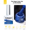 BURANO Reflective Glitter Gel Nail Polish, Royal Blue UV LED
