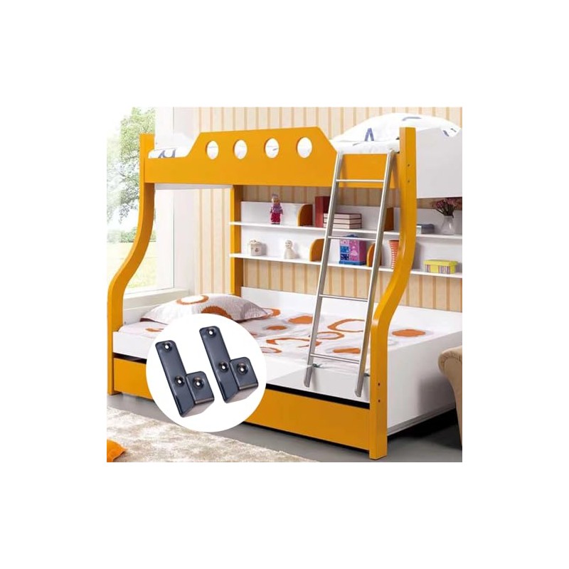 Abvsdu 2PCS Bunk Bed Ladder Hook, 1" Kids Replacement Hardware