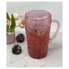 Leading Ware 2.5 Quarts Water Pitcher with Lid, Paisley Unbreakable