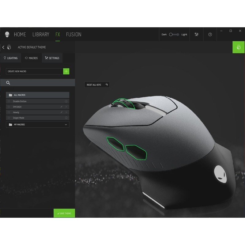 Dell Alienware AW510M Wired Gaming Mouse 16000 DPI High-Performan