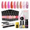 Acrigel Acrílico Polygel Acrilicas De 17 Pzas Para Kit Uñas