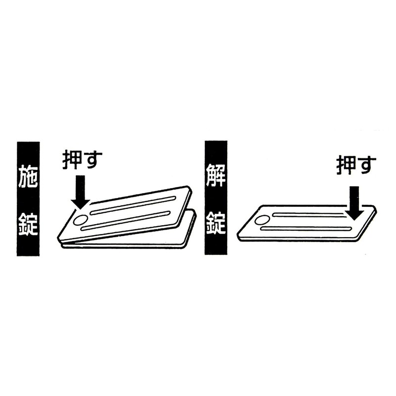 Waki Sangyo Auxiliary Lock Sash Lock Security Disaster Evacuation Window
