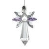 Crystals lucky crystal angel, Crystal, Amethyst-hell, 19,4 x 3,5 x