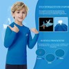 MEETWEE Kinder Jungen UV Shirt Langarm Schwimmshirt Badeshirt Lange SPF
