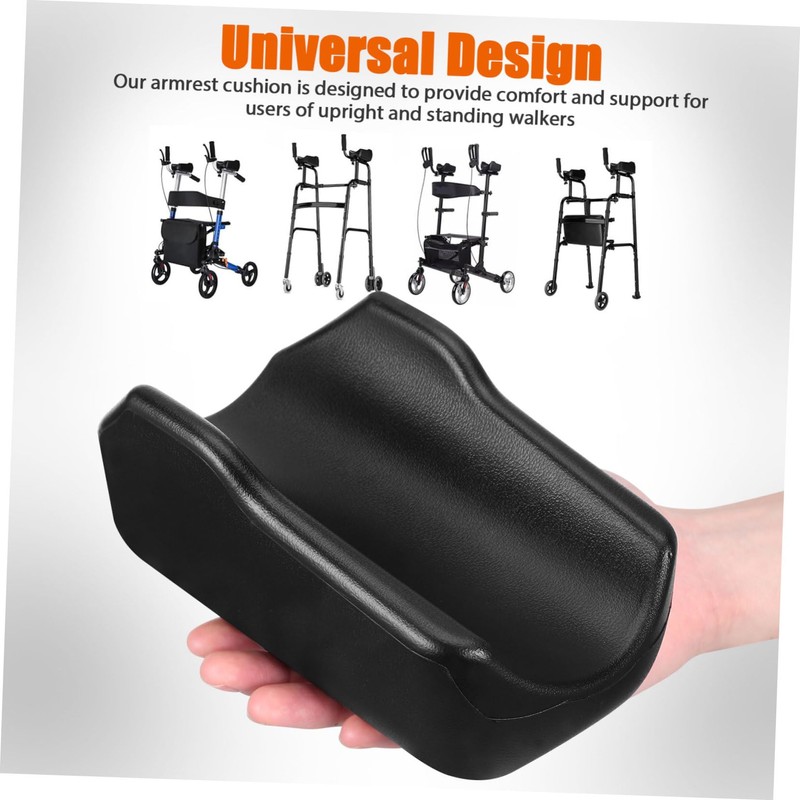 KOMBIUDA Senior Walker Armrest Pad Soft Sturdy Elbow Support for