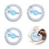 Doyime 360 Degree Protractor, Total Circular Protractor (3 Pieces), Angle