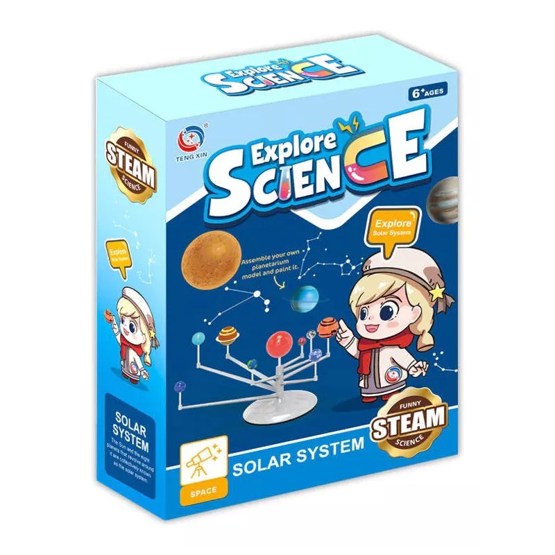 Deluxe Sistema Solar Planetario Autodidáctico Juguete Manualidades