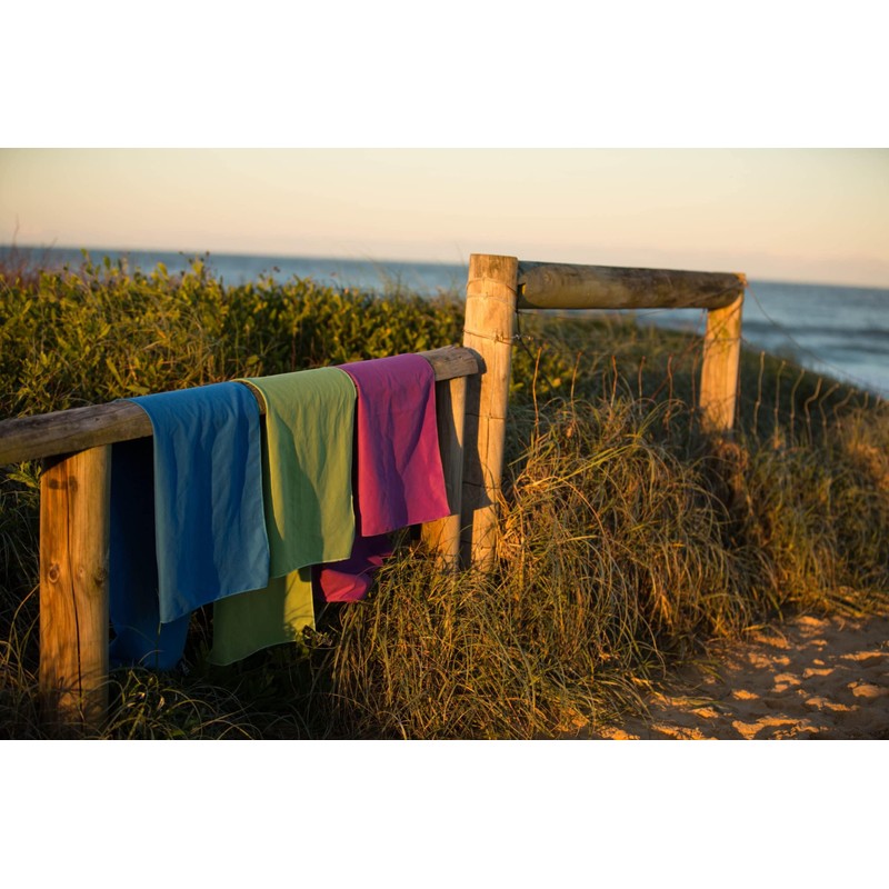 The Little Bodhi Microfibre Towel Green 150cm x 80cm