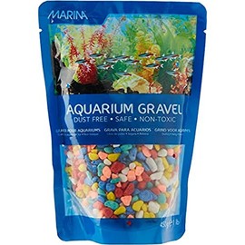 Marina Decorative Aquarium Gravel, 450 g, Rainbow