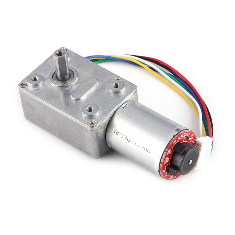 12V High Torque Worm Geared Motor, Geared Motor, DC Motor