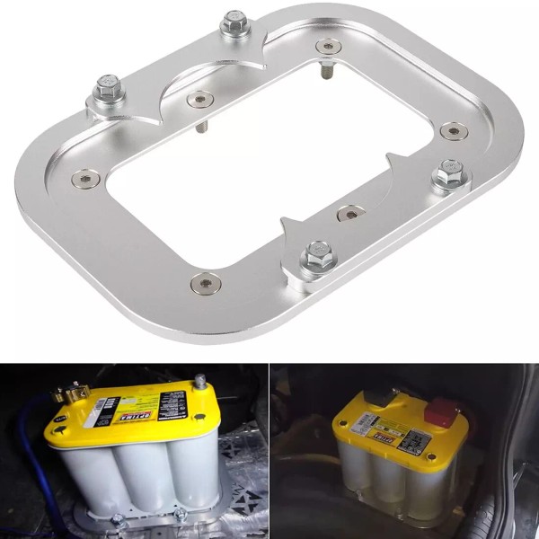 Unbranded For Optima Battery 34/78 Billet Aluminum Battery Relocation Tray