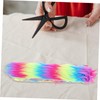 BESPORTBLE 4pcs Precut Shaggy Fabric Strips for DIY Projects for
