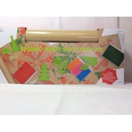 Kid Made Modern Sponge Print Gift Wrap Kit