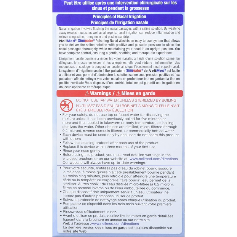 NeilMed Sinugator - Dual Speed Cordless Pulsating Nasal Wash 1