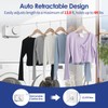ARCHIMAS Retractable Clothesline Indoor,Non-Sagging Clothes Line Retracting Outdoors,13.8Ft Space-Saving Clothes