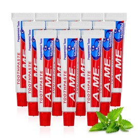 Travel Size Toothpaste Bulk,Disposable Small Portable Toothpaste,Essential Travel Pocket Size Toothpaste for Vacation Hotel,Shelter/Homeless/Nursing Home/Charity (30 Pack)