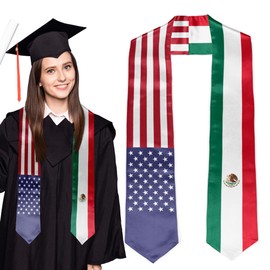 Vcmaluco Graduation Stole Sash American Guatemala Flag Graduation Stole Sash Graduation Gift