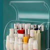 Clear Large Acrylic Makeup Organizer with Lid Cosmetic Storage Drawers