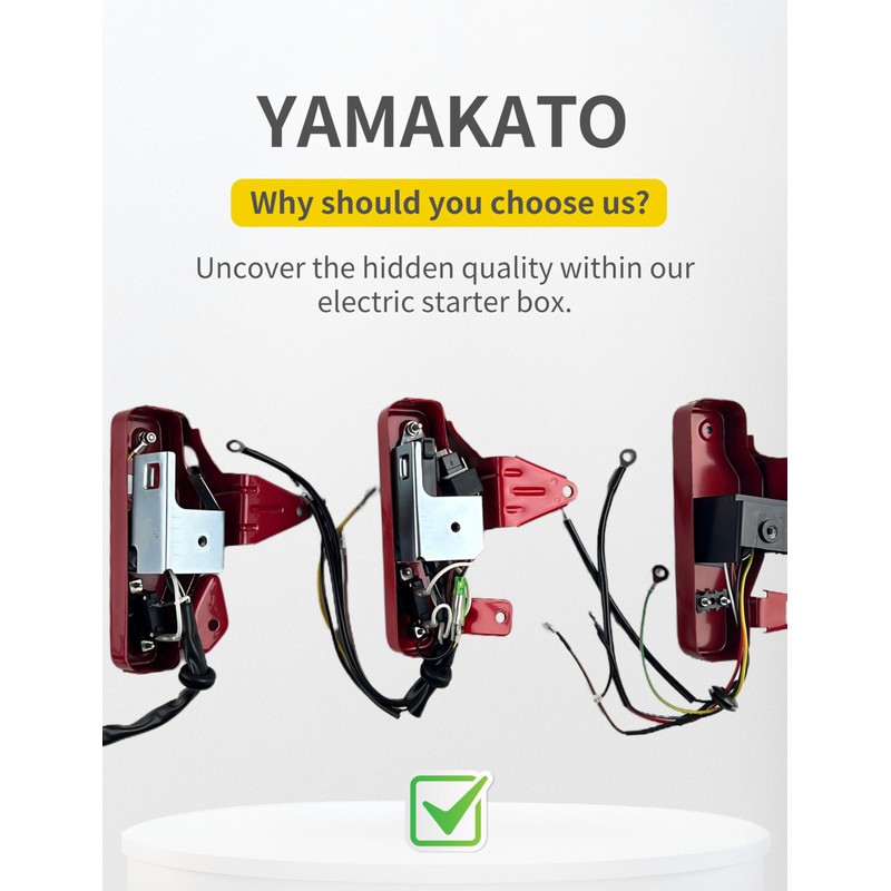 YAMAKATO Electric Start Kit for Honda Gx160 GX200 5.5HP 6.5HP