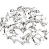 100 Pcs Paper Fasteners Metal Metal Scrapbooking Brads Double Side