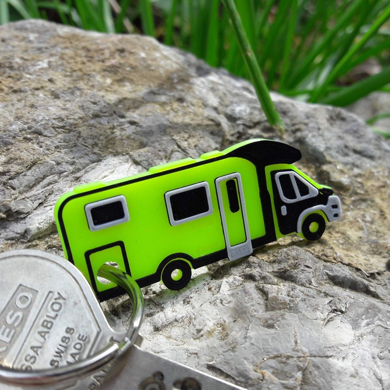 MaJoCompTec 3 x Key Fob Motorhome Camper Van Camper Van
