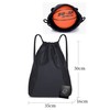 Aquamie Nap Sack, Gym Sack, Plain, Mesh, Drawstring for Club