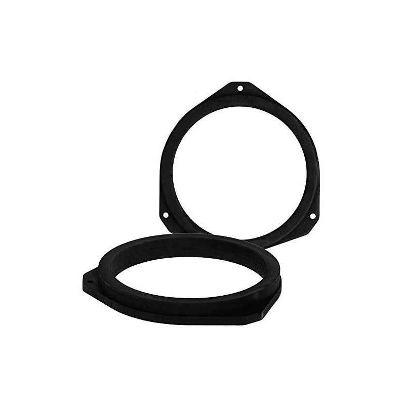 [1 Pair] 165 mm MDF Speaker Rings Compatible with Citroen