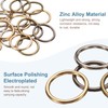 HARFINGTON 20pcs O Ring Buckles 1" (25mm) Zinc Alloy Electroplated