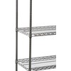 Alera Wire Shelving Starter Kit, Four-Shelf, 48w x 18d x