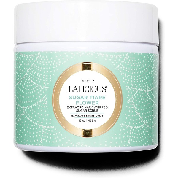 LALICIOUS Sugar Tiare Flower Extraordinary Whipped Sugar Scrub - Cane