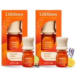 Lifelines Essential Oil Blends, 5-Pack Be Transported Discovery Set - Blended Essential Oils with Precision Pump for Aromatherapy Diffusers - Long-Lasting Scented Fragrance