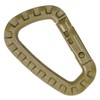 Set of 2 Plastic Carabiner D-Shape - Lightweight & Robust