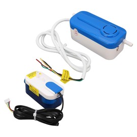 Bomba de Condensación HVAC, Bomba de Drenaje Condensación Automática Mini Dividida Silenciosa con Tanque Agua 60Ml, Pequeña Drenaje Agua Aire