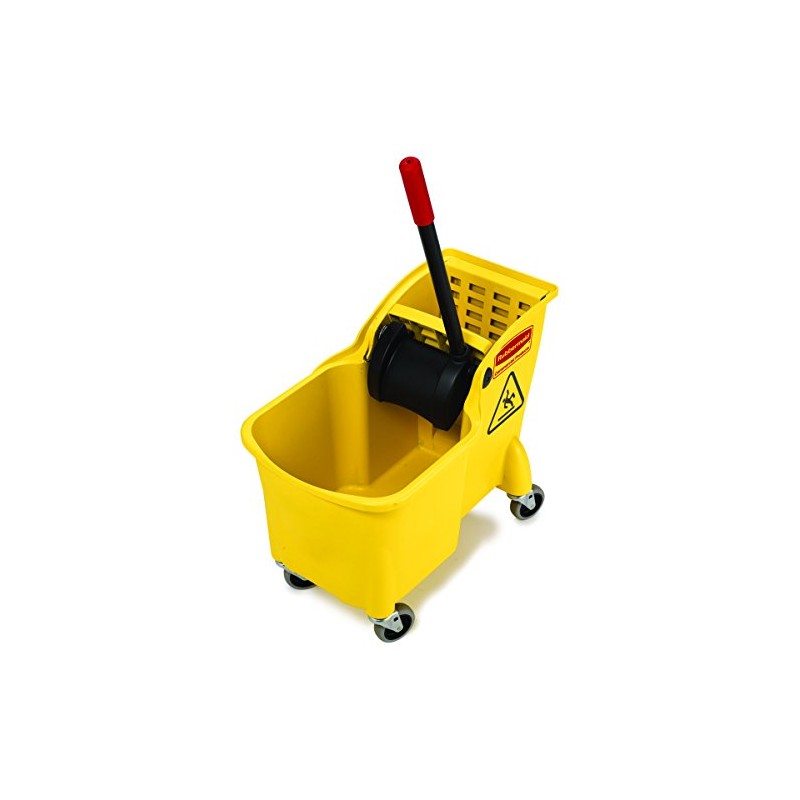 Rubbermaid Comm Prod 31QT Tandem Bucket, Yellow