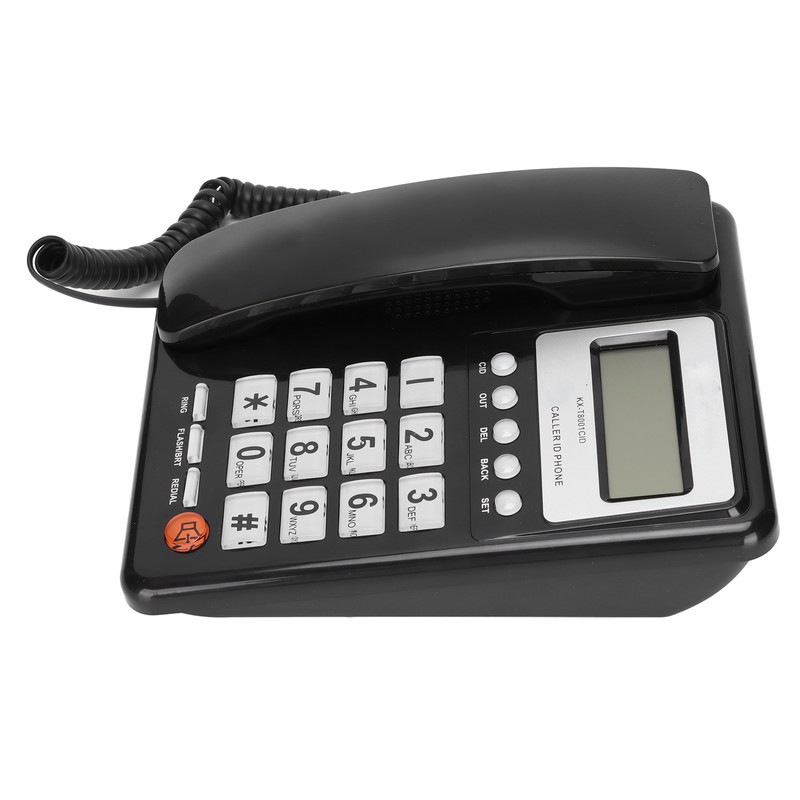 KXT8001CID Corded Telephone Caller ID Semi Hands Free Clear Display