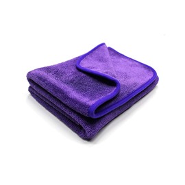 Maxshine 1200GSM Microfiber Duo Twisted Drying Towel for Car Detailing, Purple, 24in. x 35in./60x90cm