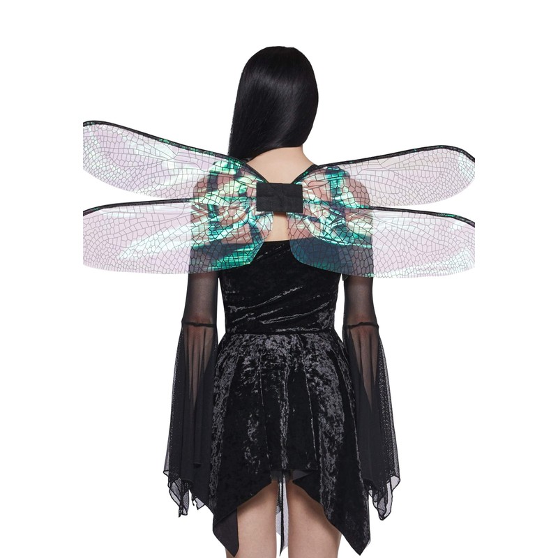 Dolls Kill Dragonfly Wing Silver