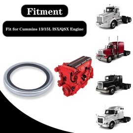 GYUPTRK 186780 Thermostat Seal Fit for Cummins 13/15L ISX/QSX Engines, Compatible with Kenworth Peterbilt Freightliner International Mack Western Star Heavy Duty Truck