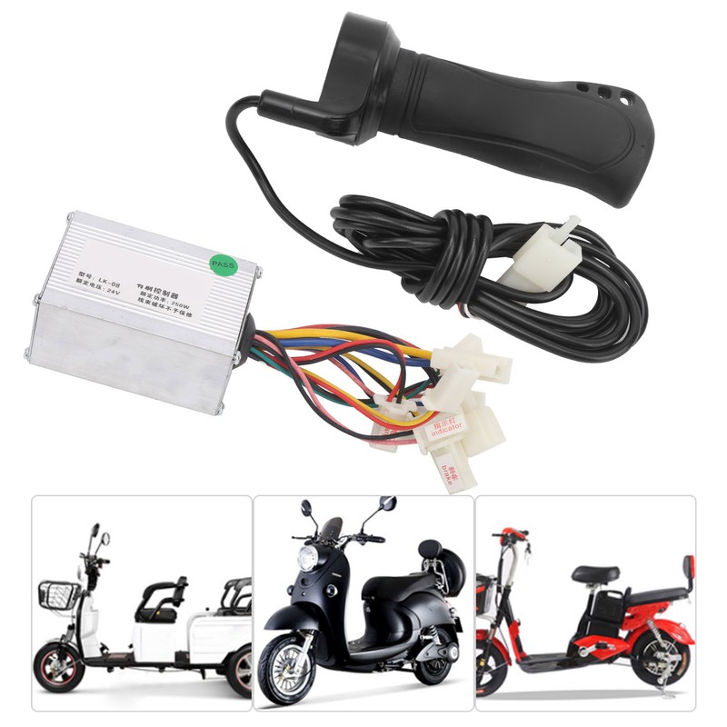 Electric Scooter Controller Set 24V 250W Brushed Controller and EBike